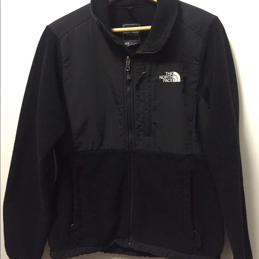 The north face black fleece jacket